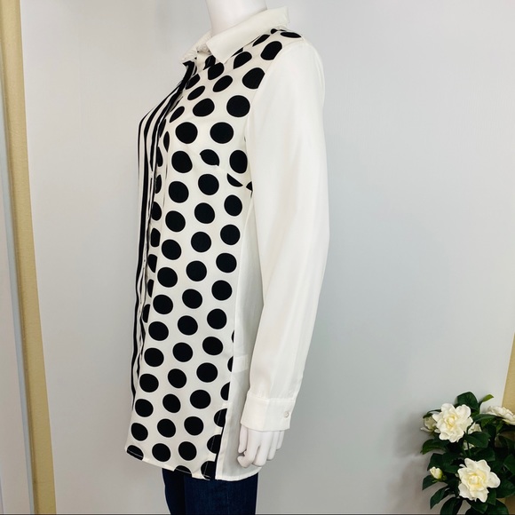 P• Luca Milano Sz M Button Down Shirt Blouse - Picture 3 of 9